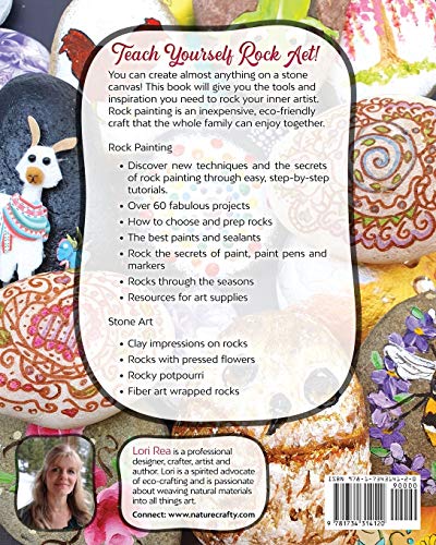 Rock Painting and Stone Art - Projects and Techniques for Beginners and Beyond WoodArtSupply