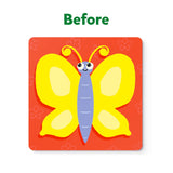 Skillmatics Art Activity - Fun with Foam Animals, No Mess Sticker Art for Kids, Craft Kits, DIY Activity, Gifts for Boys & Girls Ages 3, 4, 5, 6, 7, Skillmatics