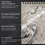 ARTEZA Acrylic Paint Markers, Pack of 12, White, Long-Lasting Acrylic Paint Pens with Plastic Nib, Art Supplies for Painting on Metal, Canvas, Rock, ARTEZA