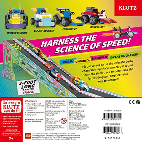 KLUTZ Lego Race Cars STEM Activity Kit Klutz