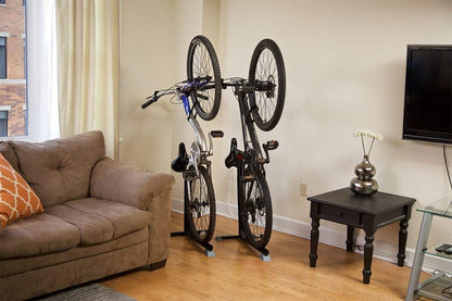 Bike Stand & Vertical Storage Rack by Bike Nook - The Original Vertical Bicycle Floor Stand for Garage Storage and Indoor and Outdoor use, Perfect