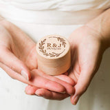Personalized Ring Box Wedding Ring Box for Anniversary Wedding Engagement Personalized Gifts Wood Proposal Ring Box for Women Men Boyfriend Couple EDSG