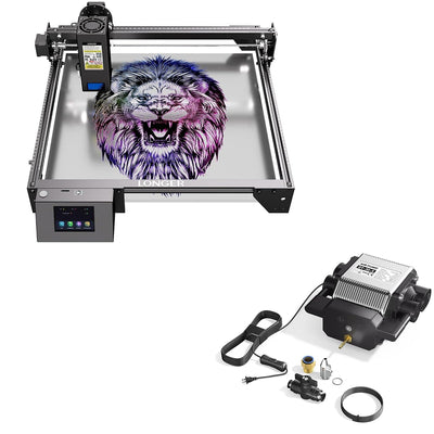 LGT Longer RAY5 20W Laser Engraver and Air Assist kit for RAY5 10W/20W with Switch