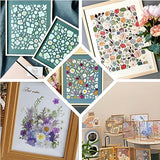 Buzidao Dried Pressed Flowers, 80Pcs Real Natural Pressed Flowers for Resin DIY Crafts Nail Art Candle Jewelry Making, Real Dried Pressed Flowers, Buzidao