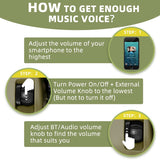 ZOHAN 035 Bluetooth 5.0 Shooting Ear Protection Earmuff, Active Noise Canceling, Hearing Protection with Sound Amplification ZOHAN