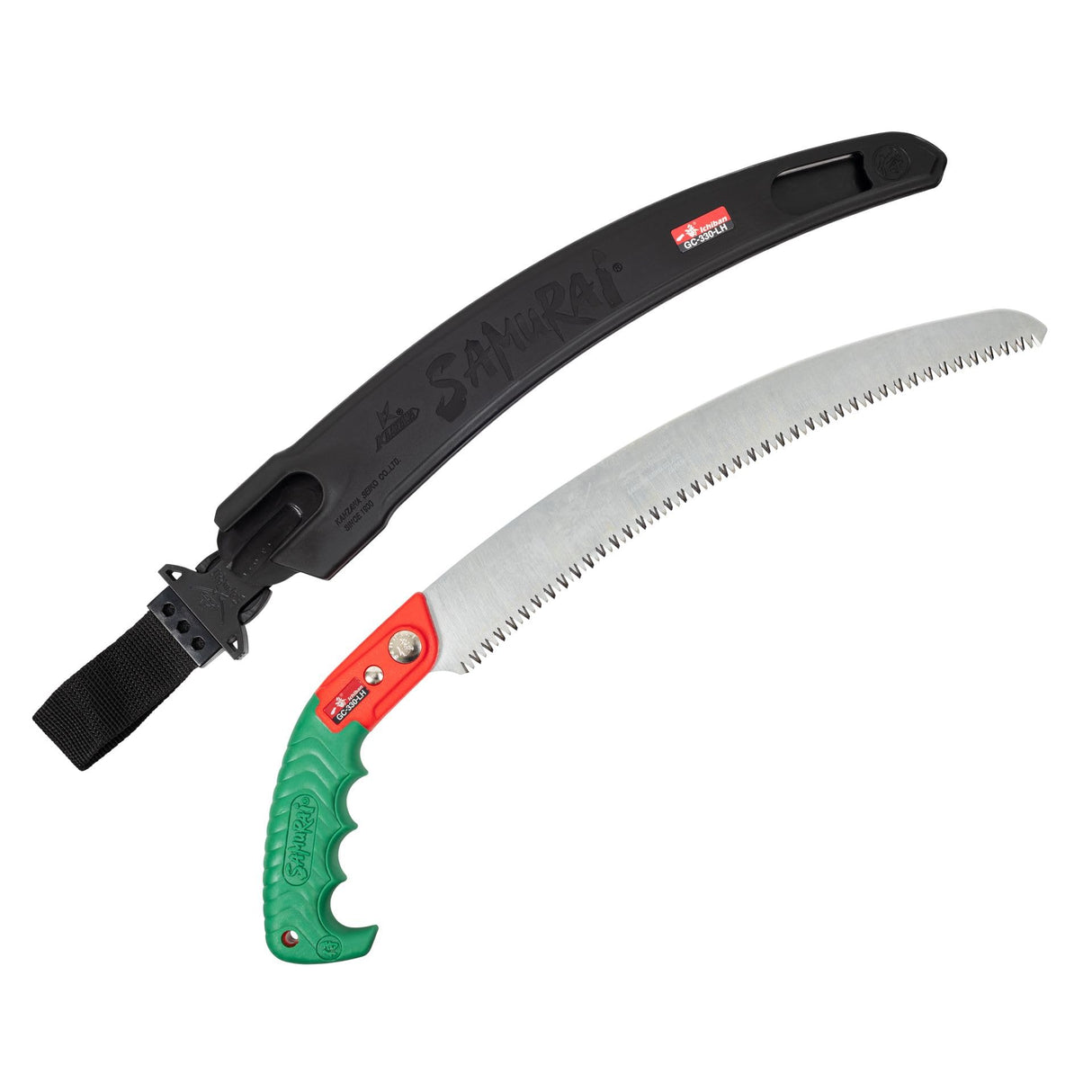Samurai Ichiban 13" (330mm) Curved Pruning Saw w/Scabbard SAMURAI