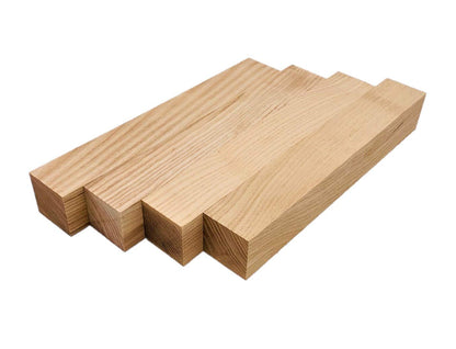 White Ash Lumber Square Turning Blanks (4 Pc) (2" x 2" x 12")