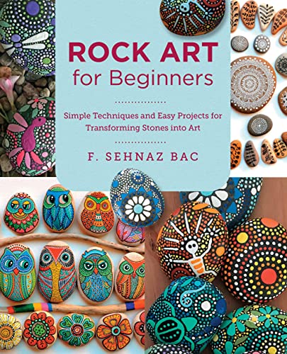 Rock Art for Beginners: Simple Techniques and Easy Projects for Transforming Stones into Art (New Shoe Press) WoodArtSupply