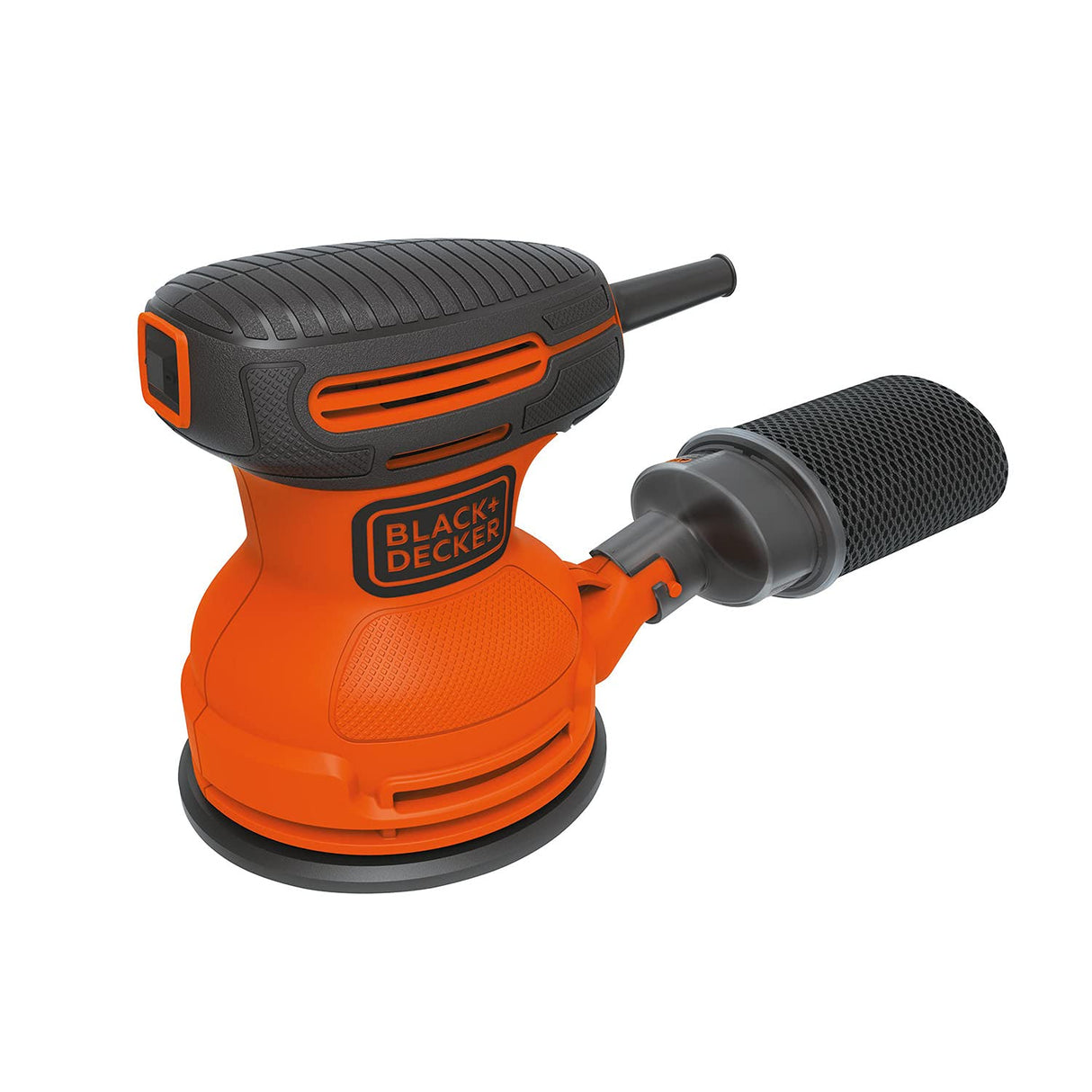 BLACK+DECKER Orbital Sander, 5 Inch, 2.0 Amp, 12000 OPM, Corded, 1 Sandpaper Sheet and Dust Bag Included (BDERO100) BLACK+DECKER