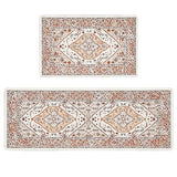 Pauwer Anti Fatigue Floor Mats - Cushioned Memory Foam 2 Piece Kitchen Rug Set, Non Slip Laundry & Sink Area Runner, Waterproof Comfort Standing Mat Pauwer