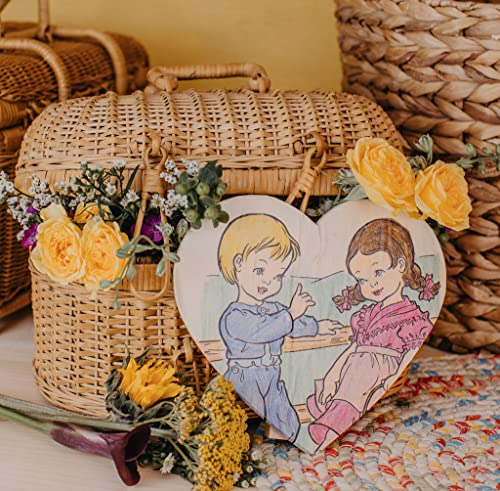 Wooden Heart Cutouts for Crafts 8 inch, 1/4 inch Thick, Pack of 3 Unfinished Wooden Heart Shapes, by Woodpeckers | Great for Valentines Day Crafts & Woodpeckers