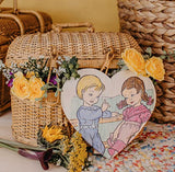 Wooden Heart Cutouts for Crafts 8 inch, 1/4 inch Thick, Pack of 3 Unfinished Wooden Heart Shapes, by Woodpeckers | Great for Valentines Day Crafts & Woodpeckers