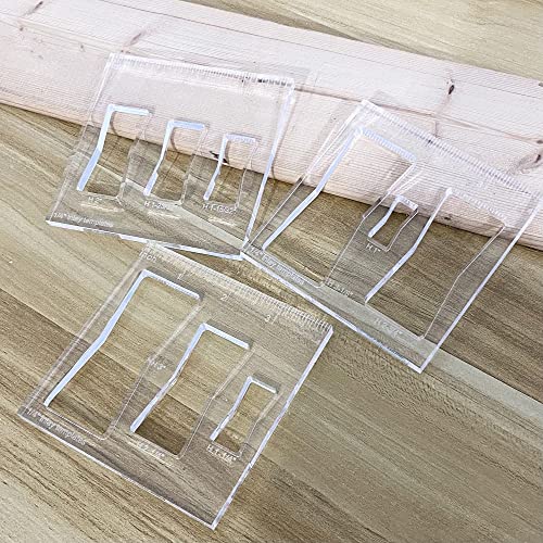 9 in 3 Butterfly Templates for Woodworking,Decorative and Router and Decorative (3 Pack Butterfly)… WIMNISV