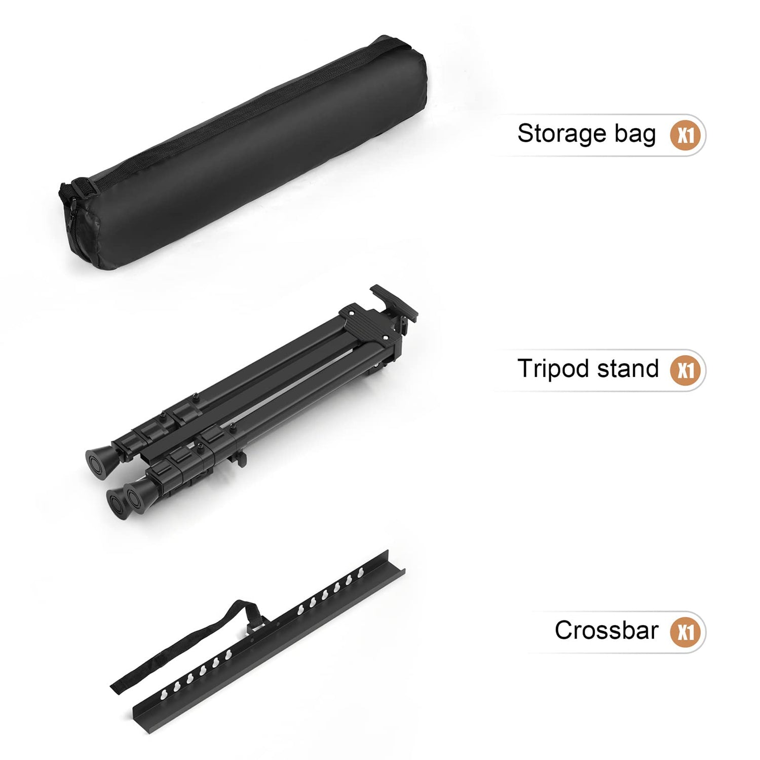 Art Painting Display Easel Stand - Portable Adjustable Aluminum Metal Tripod Artist Easel with Bag, Height from 17" to 66", Extra Sturdy for abitcha