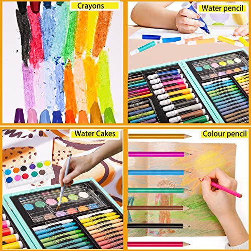  KINSPORY 150PC Art Set with Sketch Book, Coloring Art