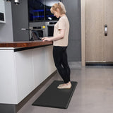 DEXI Anti Fatigue Kitchen Mat, 3/4 Inch Thick, Stain Resistant, Padded Cushioned Floor Comfort Mat for Home, Garage and Office Standing Desk, DEXI