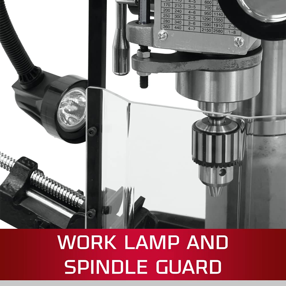 JET 15-Inch Mill/Drill Machine with R-8 Taper, 1 HP, 1Ph 115/230V (Model JMD-15) Jet