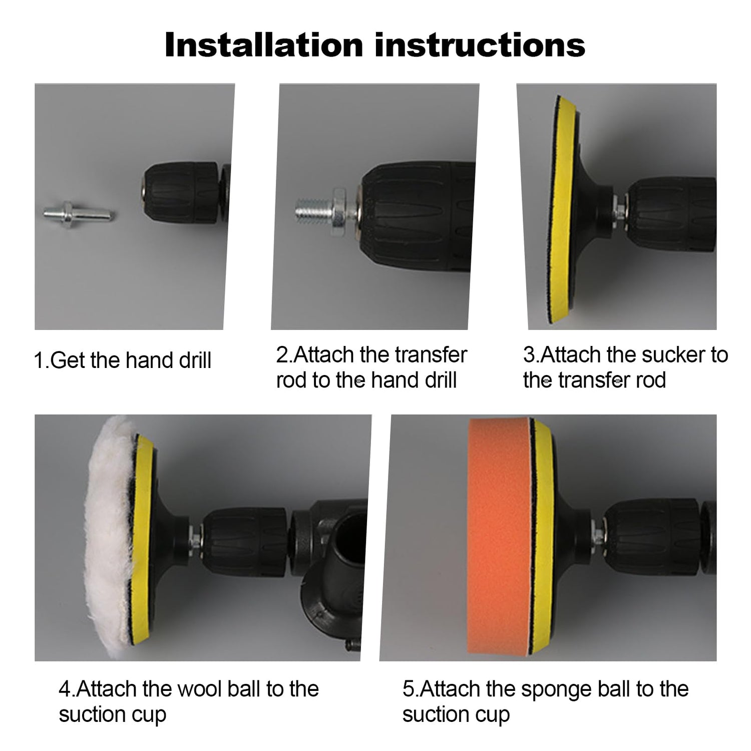 22 Pcs Polishing Pads Kit,3 Inch Sponge Buffing Pads,Buffer for Car Detailing, Polishing Wheel for Drill,Car Buffer Polisher Kit Drill Buffing Kit Harewu