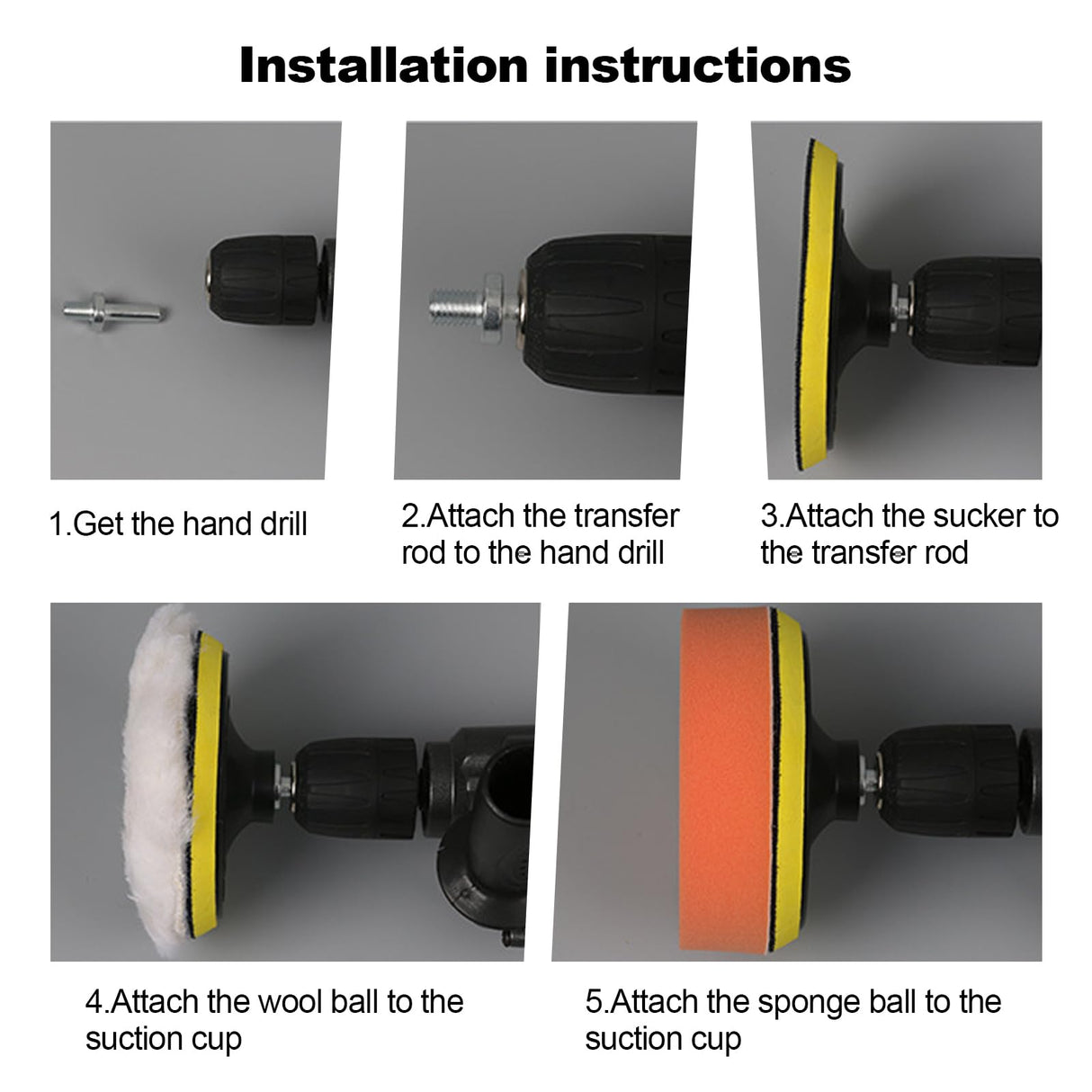 22 Pcs Polishing Pads Kit,3 Inch Sponge Buffing Pads,Buffer for Car Detailing, Polishing Wheel for Drill,Car Buffer Polisher Kit Drill Buffing Kit Harewu