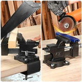 Bench Vise, 4-1/2" Table Vise For Workbench,2-in-1 Multi-Purpose Heavy Duty Bench Vice With Multifunctional Soft Jaws, 270° Swivel Base Home Vise for ZHRMJZG