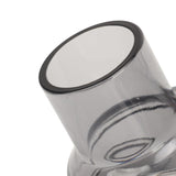 CNC Router Dust Shoe for 52mm Spindle Motors, Clear CNC Dust Boot with 38mm Hose Diameter for 52mm Spindle Motors and Router Pomya