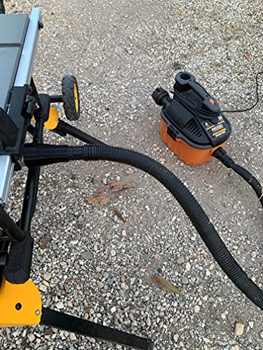 B3D Table Saw Vacuum Adapter Dust Collection Shop Vac Attachment Construction B3D