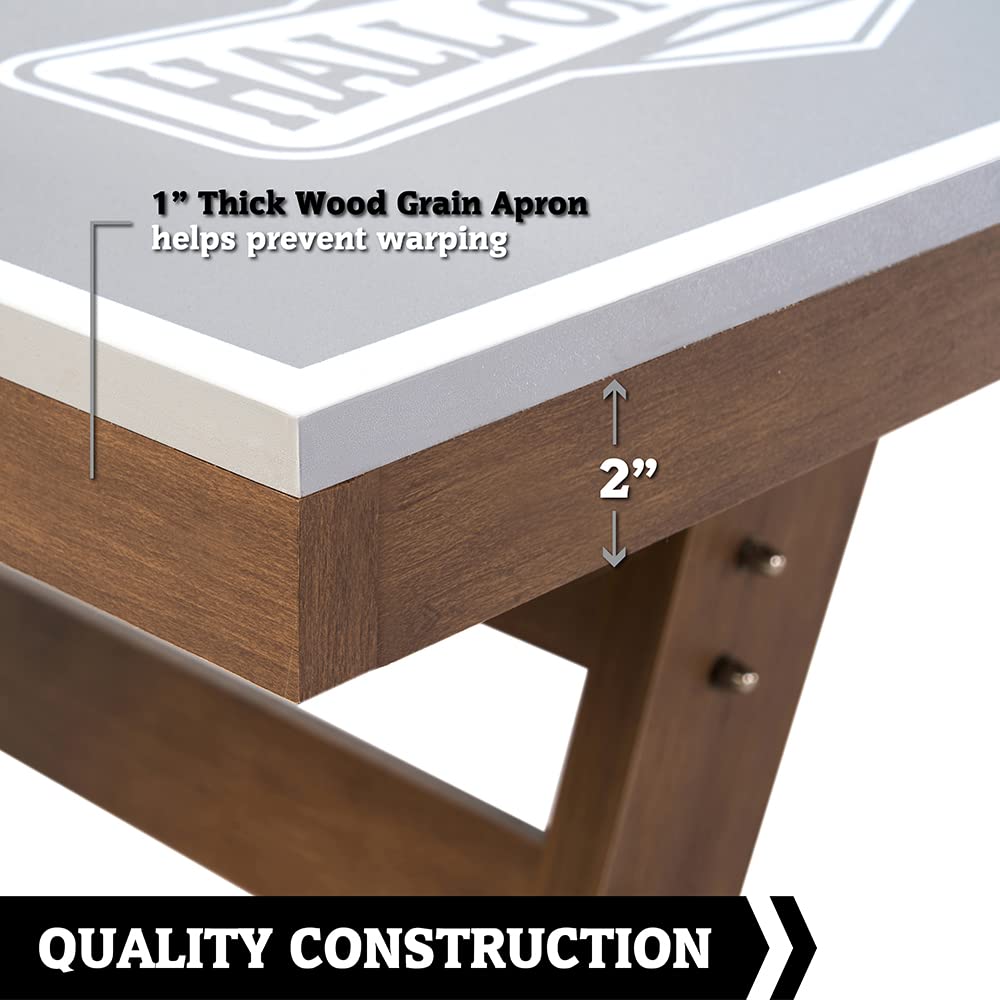 Hall of Games Indoor Table Tennis Table Regulation Size Tennis Table, with Clip-On Net, Easy Assembly, for Family Game Rooms Hall of Games