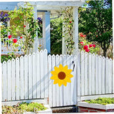 Operitacx 12 Pcs Sunflower Chips Flower Wood Shape Unfinished Wooden Sunflower Graffiti Sunflower Cutout Wood Sign House Accessories for Home Drawing Operitacx