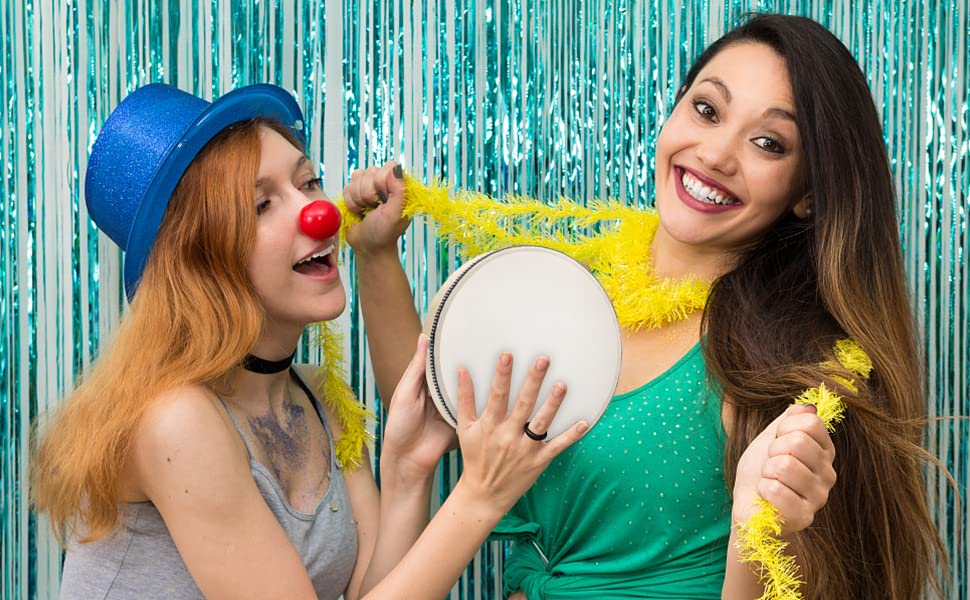 Foraineam 4 Pack Hand Drum 12 Inch 10 Inch 8 Inch 6 Inch Wood Drum Set Musical Educational Percussion Instrument Wooden Frame Drum with Drum Sticks Foraineam