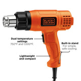 BLACK+DECKER Heat Gun, 1350 Watt, Dual Temperature Settings, Corded (HG1300) BLACK+DECKER