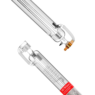 MCWlaser 60W CO2 Laser Tube Glass Laser Tube with Length 1000mm Dia.55mm 6000hrs MTTF for 60-70W CO2 Laser Engraving and Cutting Machine