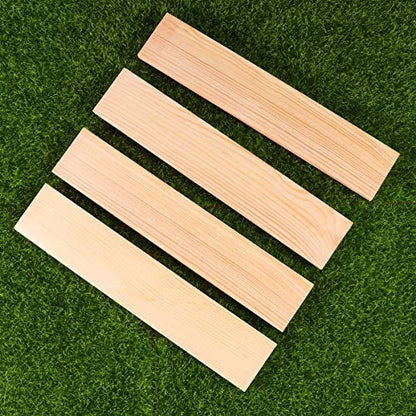 SUPVOX 10pcs Basswood Carving Unfinished Wood Boards Sheets Beginners Premium Carving Blocks DIY Crafts Art Supplies