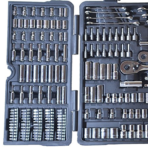 Stanley 73795 Mixed Tool Set, 210 Pieces - Polished Chrome Stanley