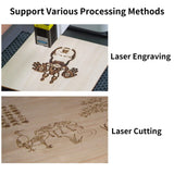 12 Pack Basswood Sheets, 12 x 12 x 1/8 inch Plywood, 3 mm Thin Unfinished Wood Board for Crafts, Laser Cutting & Engraving, Wood Burning, CNC YSangift