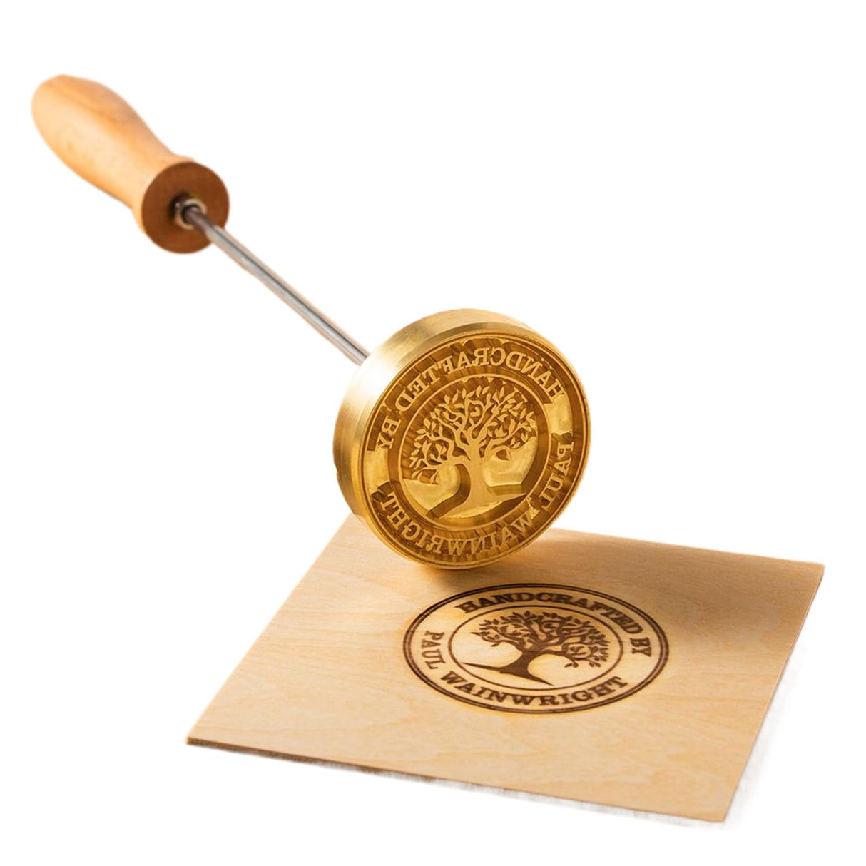 Custom Branding Iron by Crawell for Wood, Leather, and Crafts – Perfect for Personalized Gifts Crawell