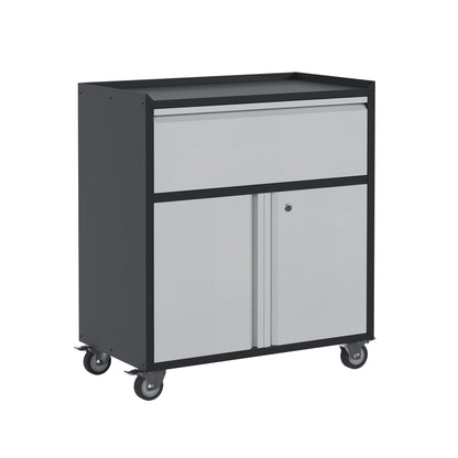 Aobabo Steel Lockable Storage Cabinet with Adjustable Shelves,School,Garage,Assembly Required - WoodArtSupply