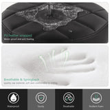 FURWOO Low Roller Seat PU Leather Rolling Stool Step Stool Mechanic Stool on Wheels for Home Office Garage Shop Black FURWOO