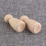 MAGICLULU 10pcs Wooden Pegs Unfinished Wooden Peg Doll Blank Unfinished Wood Peg Doll Bodies Little Peg People Peg Dolls Wood Doll Wood Trim Wooden MAGICLULU