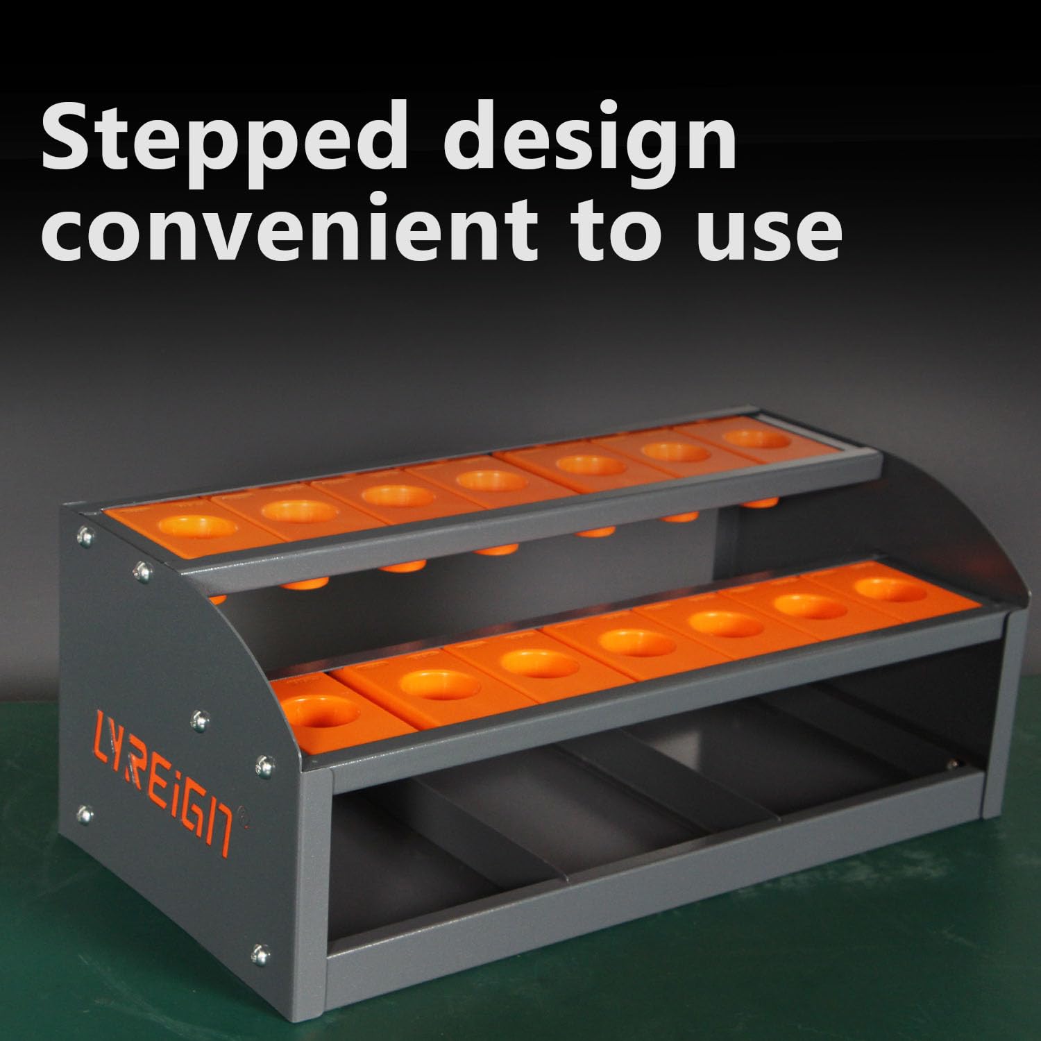 Tool Rack cat40 CNC Tool Rack Placed on The Desktop Small CNC Tool Storage Rack Placed on The Desktop Can be Used in CAPTO Series LYREIGN