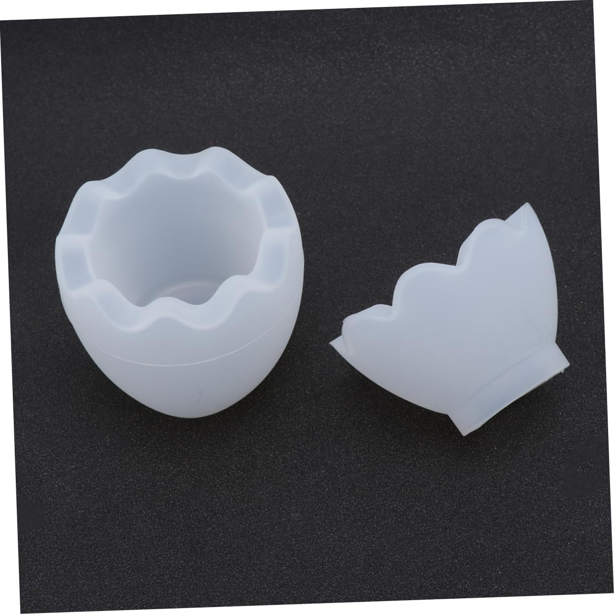 Anneome DIY Animal Jewelry Organizer Tray Easter Decoration Casting Silicone Containers Mousse Egg Bite Ornament Resin Molds Lotion Container Epoxy Anneome