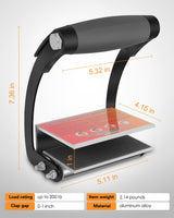 FAHKNS Panel and Plywood Carrier Tool, 0 to 1 Grip Range Sheetrock Gripper Carrying Soft-Grip Handle Gripper Lift for Clamp Wood Board Drywall Lifter FAHKNS