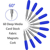 AUNKZL 30 Pcs Replacement Blades Compatible with Explore Air /Air2/Air 3 /Maker/Maker 3 Cutting Machines - Include 5 PCS 30° Fine Point Blade, 20PCS AUNKZL