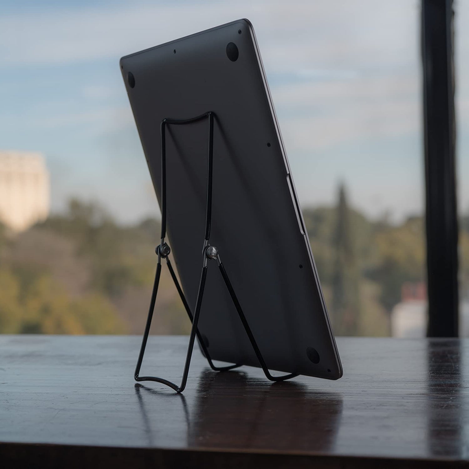 KINGDOM SOLUTIONS - 12 Pack Sturdy & Versatile Adjustable Large Stands for Display 3.8x8.5 - Made in USA Metal Easels for Plates, Pictures, Art, KINGDOM SOLUTIONS