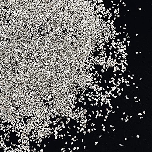Jmassyang Crushed Glass Irregular Metallic Chips 100g Sprinkles Chunky Glitter for Nail Arts Craft Resin DIY Mobile Phone Case Vase Fillers Jewelry Jmassyang