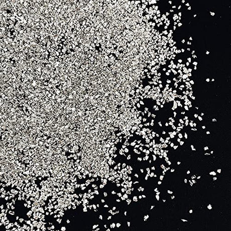 Jmassyang Crushed Glass Irregular Metallic Chips 100g Sprinkles Chunky Glitter for Nail Arts Craft Resin DIY Mobile Phone Case Vase Fillers Jewelry Jmassyang