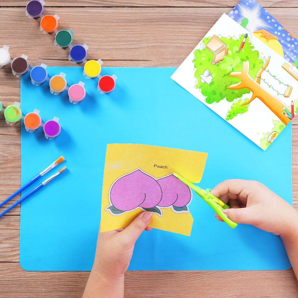 3 Pack Silicone Mat Large Silicone Sheets for Crafts, Resin Casting Molds Mat Silicone Placemat 15.7” x 11.8" TDHDIKE
