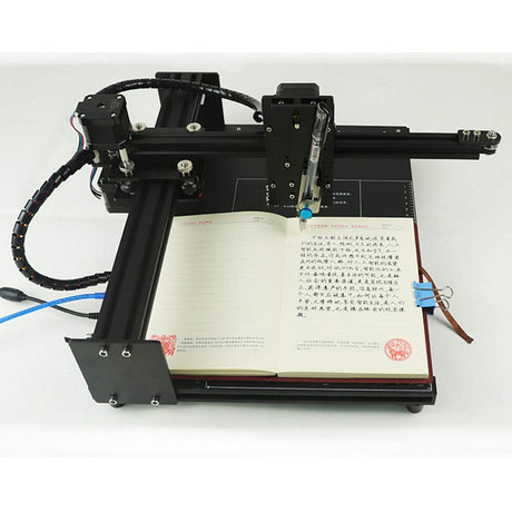 BACHIN CNC Router Drawing Robot Kit Writer XYZ Plotter iDraw Hand Writing Robot Kit Open Source for Maker/Geek, Working Area A4 BACHIN