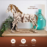 UGEARS 70054 Wooden Horse Puzzle, Model Building Set, Brain Game, DIY Puzzle, Educational Toy, Environmentally Friendly UGEARS