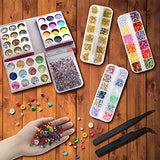 CellLuck Resin Decoration Accessories Kit for Beginners,UV Resin Jewelry Making Kit with Resin Glitter, Foil Flakes, Dried Flowers for DIY Crafts CellLuck