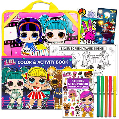 LOL Surprise Lap Desk Activity Set - LOL Arts and Crafts Bundle with Lap Desk, Coloring Book, Stickers, Games, and More | LOL Doll Travel Lapdesk - WoodArtSupply